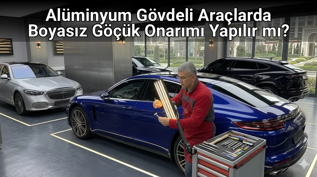 Alüminyum Gövdeli Araçlarda Boyasız Göçük Onarımı Yapılır mı?